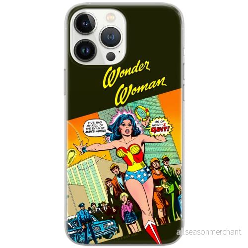 ERT GROUP mobiltelefonfodral för Apple Iphone 5/5S/SE originalt och officiellt licensierat DC mönster Wonder Woman 016 Vit anpassad till formen på mobiltelefonen, fodral tillverkad av TPU plast 5902980665383