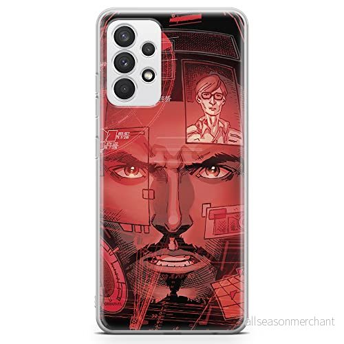 ERT GROUP mobiltelefonfodral för Samsung A32 4G LTE originalt och officiellt licensierat Marvel mönster Iron Man 016 optimalt anpassad till formen på mobiltelefonen, fodral tillverkad av TPU plast 5903040477656