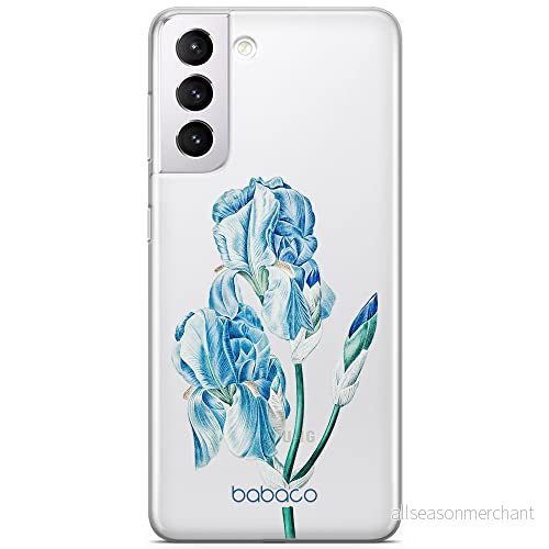 ERT GROUP mobiltelefonfodral för Samsung S21 originalt och officiellt licensierat Babaco mönster Flowers 025 optimalt anpassad till formen på mobiltelefonen, gedeeltelijk transparant 5905131255372