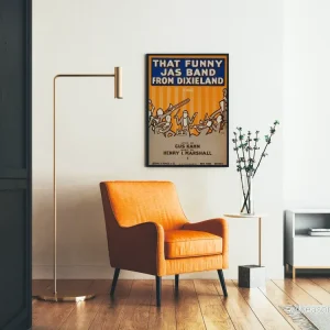 Vintageposter That Funny Jas Band från Dixieland - Bild 2