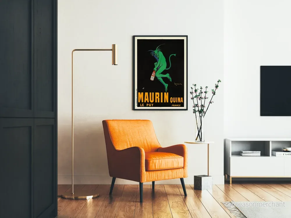 Vintageaffisch Maurin Quina Fransk Aperitif - Bild 2
