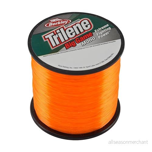 Berkley Trilene® Big Game™, Blaze Orange, 13,6 kg kg, 440 yd 402 m Monofilament fiskelina, lämplig för saltvatten och sötvattensmiljöer 28632947494