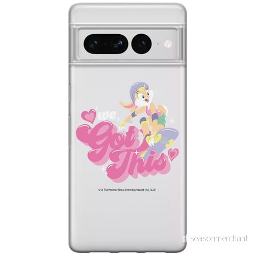 ERT GROUP mobiltelefonfodral för Google PIXEL 7 PRO originalt och officiellt licensierat Looney Tunes mönster Lola 004 optimalt anpassad till formen på mobiltelefonen, gedeeltelijk transparant 5905795177775