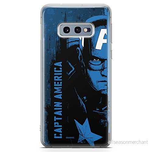 ERT GROUP mobiltelefonfodral för Samsung S10e originalt och officiellt licensierat Marvel mönster Captain America 010 optimalt anpassad till formen på mobiltelefonen, fodral tillverkad av TPU plast 5902980009842