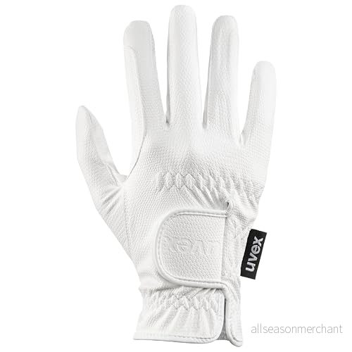 uvex sportstyle elastisk ridhandske för dam och herr mycket bra grepp & hållbarhet anpassad pekskärm white 6.5 4043197267289