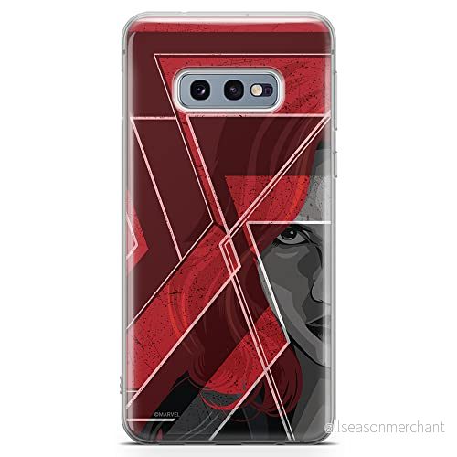 ERT GROUP mobiltelefonfodral för Samsung S10e originalt och officiellt licensierat Marvel mönster Black Widow 002 optimalt anpassad till formen på mobiltelefonen, fodral tillverkad av TPU plast 5903537655505