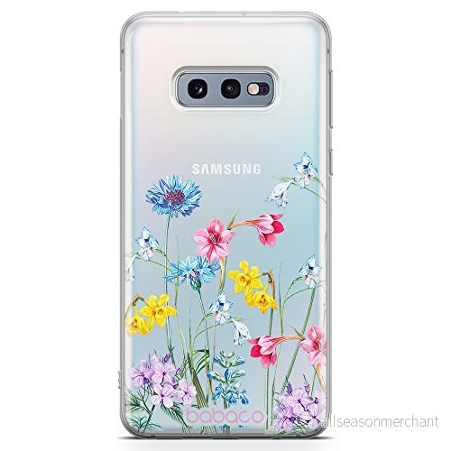 ERT GROUP mobiltelefonfodral för Samsung S10e originalt och officiellt licensierat Babaco mönster Flowers 040 optimalt anpassad till formen på mobiltelefonen, gedeeltelijk transparant 5905131310217