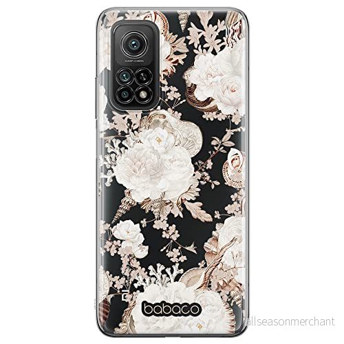 ERT GROUP mobiltelefonfodral för Xiaomi Redmi Note 11T 5G/11S 5G/POCO M4 Pro 5G originalt och officiellt licensierat Babaco mönster Flowers 044, gedeeltelijk transparant 5905131325778