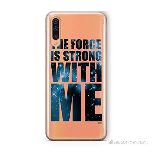 ERT GROUP mobiltelefonfodral för Samsung A50/A50s/A30s originalt och officiellt licensierat Star Wars mönster 015 Vit optimalt anpassad till formen på mobiltelefonen, gedeeltelijk transparant 5902980430578