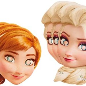 Procos 85967 masker frosta, 6 stycken, Anna och Elsa, barns födelsedag 5201184859674 Procos 85967 masker frosta, 6 stycken, Anna och Elsa, barns födelsedag 5201184859674