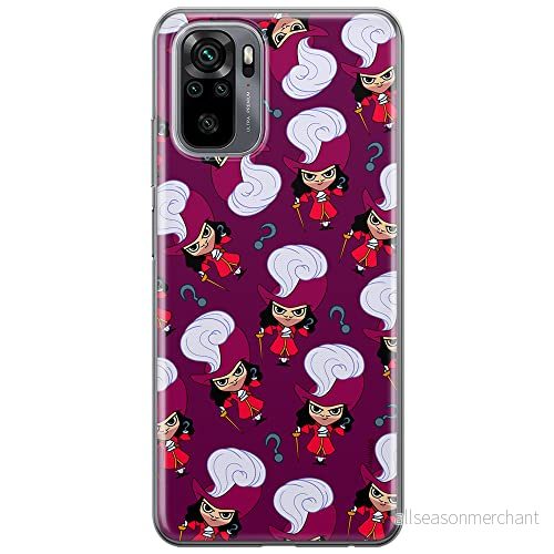 ERT GROUP mobiltelefonfodral för Xiaomi REDMI NOTE 10/ 10S originalt och officiellt licensierat Disney mönster James Hook 002 anpassad till formen på mobiltelefonen, fodral tillverkad av TPU plast 5905131448620