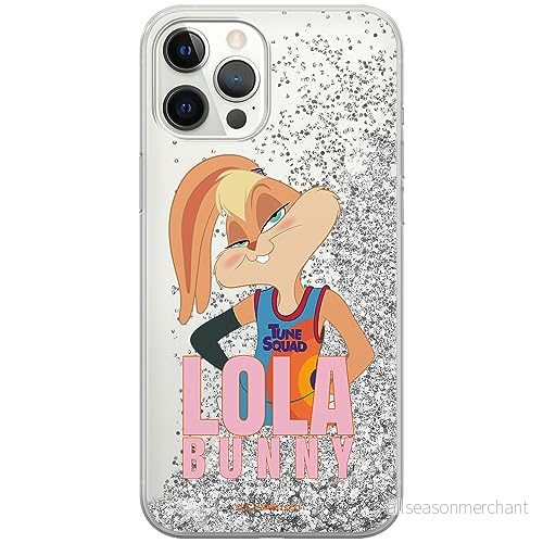 ERT GROUP mobiltelefonfodral för Apple Iphone 12 PRO MAX originalt och officiellt licensierat Looney Tunes mönster Space Jam 021, med glitter overflow effekt 5905511056124