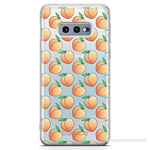 ERT GROUP mobiltelefonfodral för Samsung S10e originalt och officiellt licensierat Babaco mönster Peaches 001 optimalt anpassad till formen på mobiltelefonen, gedeeltelijk transparant 5903040501061
