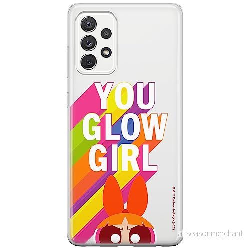 ERT GROUP mobiltelefonfodral för Samsung A52 5G / LTE 4G A52S originalt och officiellt licensierat The Powerpuff Girls mönster 042, gedeeltelijk transparant 5905511984854