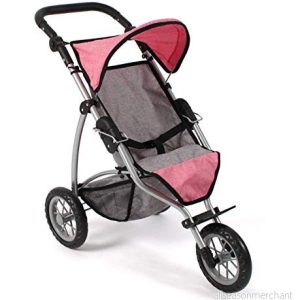 Bayer Chic 2000 613 57 jogging buggy leon, dockvagn, melange rosa 4066285613577