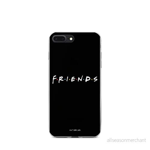ERT GROUP mobiltelefonfodral för Apple Iphone 7 PLUS/ 8 PLUS originalt och officiellt licensierat Friends mönster 002 Vit anpassad till formen på mobiltelefonen, fodral tillverkad av TPU plast 5903932259056