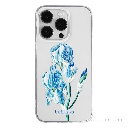 ERT GROUP mobiltelefonfodral för Apple Iphone 14 PRO originalt och officiellt licensierat Babaco mönster Flowers 025 optimalt anpassad till formen på mobiltelefonen, gedeeltelijk transparant 5905131922106