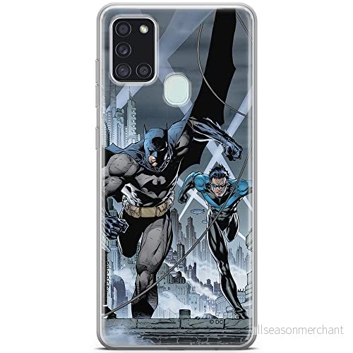 ERT GROUP mobiltelefonfodral för Samsung A21s originalt och officiellt licensierat DC mönster Batman 007 optimalt anpassad till formen på mobiltelefonen, fodral tillverkad av TPU plast 5903040264218