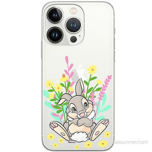 ERT GROUP mobiltelefonfodral för Iphone 13 PRO MAX originalt och officiellt licensierat Disney mönster Thumper 004 optimalt anpassad till formen på mobiltelefonen, gedeeltelijk transparant 5905795046576
