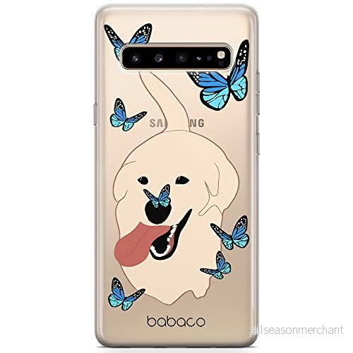 ERT GROUP mobiltelefonfodral för Samsung S10 originalt och officiellt licensierat Babaco mönster Dogs 011 Vit optimalt anpassad till formen på mobiltelefonen, gedeeltelijk transparant 5905131005038