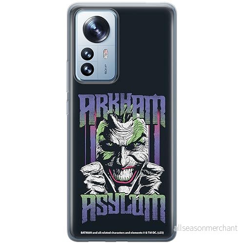 ERT GROUP mobiltelefonfodral för Xiaomi 12 PRO originalt och officiellt licensierat DC mönster Joker 028 optimalt anpassad till formen på mobiltelefonen, fodral tillverkad av TPU plast 5905795053642