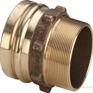 Viega Sanpress XL transition 76.1 x 2 1/2″ sleeve/nipple gunmetal 4015211350659