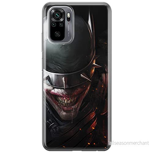 ERT GROUP mobiltelefonfodral för Xiaomi REDMI NOTE 10/ 10S originalt och officiellt licensierat DC mönster Batman Who Laughs 002 anpassad till formen på mobiltelefonen, fodral tillverkad av TPU plast 5903537193175
