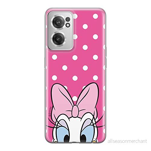 ERT GROUP mobiltelefonfodral för Oneplus NORD CE 2 originalt och officiellt licensierat Disney mönster Daisy 001 optimalt anpassad till formen på mobiltelefonen, fodral tillverkad av TPU plast 5905511285203
