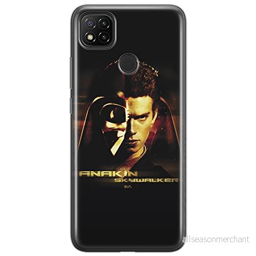ERT GROUP mobiltelefonfodral för Xiaomi REDMI 9C originalt och officiellt licensierat Star Wars mönster Darth Vader 006 optimalt anpassad till formen på mobiltelefonen, fodral tillverkad av TPU plast 5903040284506