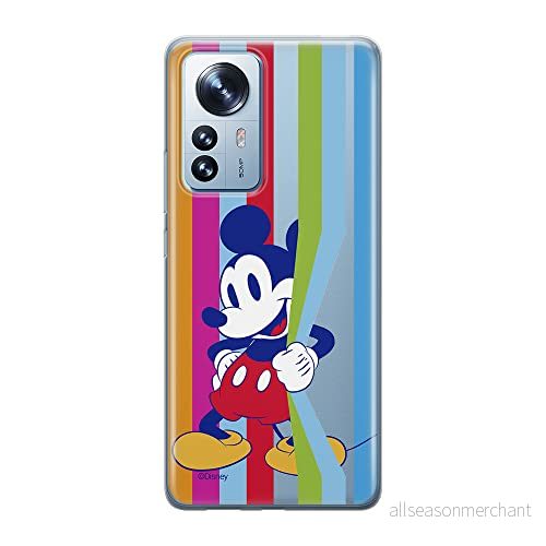 ERT GROUP mobiltelefonfodral för Xiaomi 12 / 12X originalt och officiellt licensierat Disney mönster Mickey 026 optimalt anpassad till formen på mobiltelefonen, gedeeltelijk transparant 5905511482015