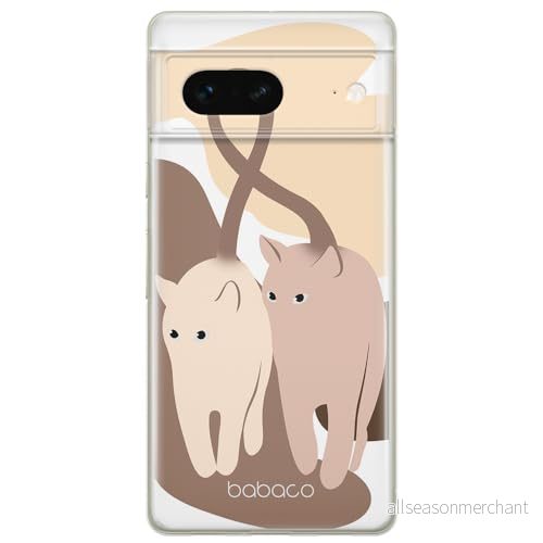 ERT GROUP mobiltelefonfodral för Google PIXEL 7 originalt och officiellt licensierat Babaco mönster Cats 002 optimalt anpassad till formen på mobiltelefonen, fodral tillverkad av TPU plast 5905795149703