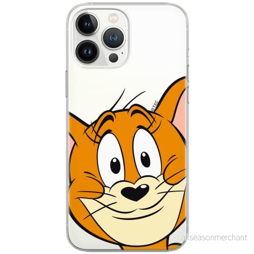 ERT GROUP mobiltelefonfodral för Huawei P30 Lite originalt och officiellt licensierat Tom and Jerry mönster 001 Vit optimalt anpassad till formen på mobiltelefonen, gedeeltelijk transparant 5902980456011