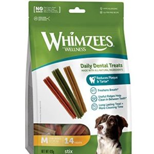 Whimzees Stix M, 14 stk, 420 g MP (6 pk/ps) 8718627752524 Whimzees Stix M, 14 stk, 420 g MP (6 pk/ps) 8718627752524