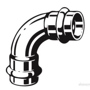 Viega V Gas Böj 22 90 Gr 2M 4015211345488