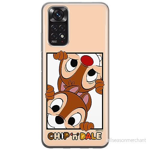 ERT GROUP mobiltelefonfodral för Xiaomi REDMI NOTE 11 4G/ 11S 4G originalt och officiellt licensierat Disney mönster Chip & Dale 005, fodral tillverkad av TPU plast 5905795022716