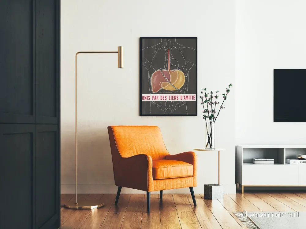 Vintage poster Enade av vänskapsband - Originell väggdekoration - Bild 2
