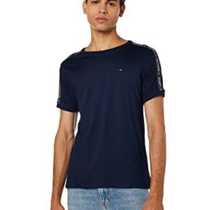 Tommy Hilfiger Herr Rn Tee Ss T shirt, Blå, S 8719257654127 Tommy Hilfiger Herr Rn Tee Ss T shirt, Blå, S 8719257654127