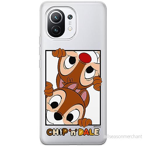 ERT GROUP mobiltelefonfodral för Xiaomi 11 originalt och officiellt licensierat Disney mönster Chip & Dale 005 optimalt anpassad till formen på mobiltelefonen, gedeeltelijk transparant 5905795021870