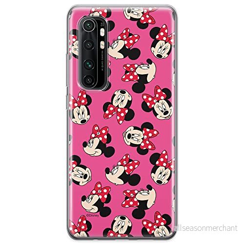 ERT GROUP mobiltelefonfodral för Xiaomi MI NOTE 10 Lite originalt och officiellt licensierat Disney mönster Minnie 019 optimalt anpassad till formen på mobiltelefonen, fodral tillverkad av TPU plast 5904805587115