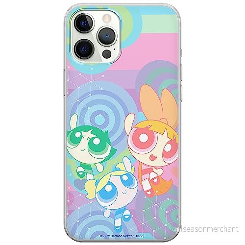 ERT GROUP mobiltelefonfodral för Iphone 12/12 PRO originalt och officiellt licensierat The Powerpuff Girls mönster 038, fodral tillverkad av TPU plast 5905511982195
