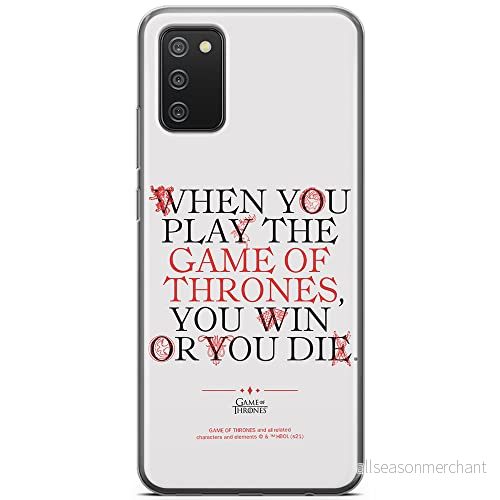 ERT GROUP mobiltelefonfodral för Samsung A02S originalt och officiellt licensierat Game od Thrones mönster of 009 anpassad till formen på mobiltelefonen, fodral tillverkad av TPU plast 5903932675931