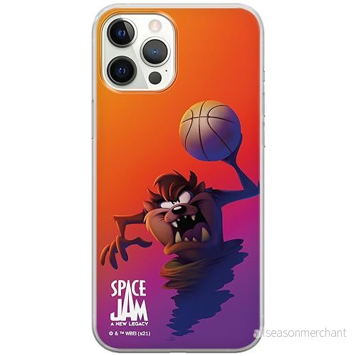 ERT GROUP mobiltelefonfodral för Iphone 12 PRO MAX originalt och officiellt licensierat Looney Tunes mönster Space Jam 013 anpassad till formen på mobiltelefonen, fodral tillverkad av TPU plast 5905511042219