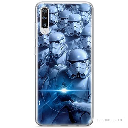 ERT GROUP mobiltelefonfodral för Samsung A70 originalt och officiellt licensierat Star Wars mönster Stormtrooper 011 optimalt anpassad till formen på mobiltelefonen, fodral tillverkad av TPU plast 5903537268583