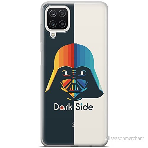 ERT GROUP mobiltelefonfodral för Samsung A12 / M12 originalt och officiellt licensierat Star Wars mönster Darth Vader 023 anpassad till formen på mobiltelefonen, fodral tillverkad av TPU plast 5903040099643