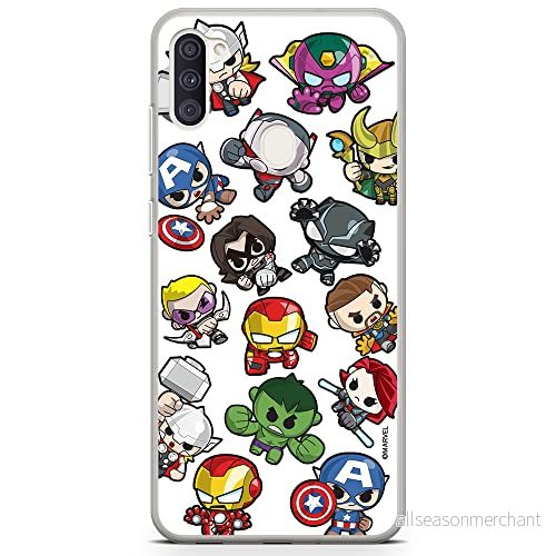 ERT GROUP mobiltelefonfodral för Samsung A03S originalt och officiellt licensierat Marvel mönster Avengers 024 optimalt anpassad till formen på mobiltelefonen, fodral tillverkad av TPU plast 5904805192166