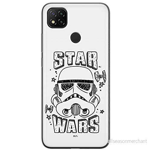 ERT GROUP mobiltelefonfodral för Xiaomi REDMI 9C originalt och officiellt licensierat Star Wars mönster Stormtrooper 013 optimalt anpassad till formen på mobiltelefonen, fodral tillverkad av TPU plast 5903040285176