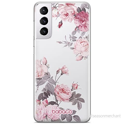 ERT GROUP mobiltelefonfodral för Samsung S21 originalt och officiellt licensierat Babaco mönster Flowers 055 optimalt anpassad till formen på mobiltelefonen, gedeeltelijk transparant 5905131357113