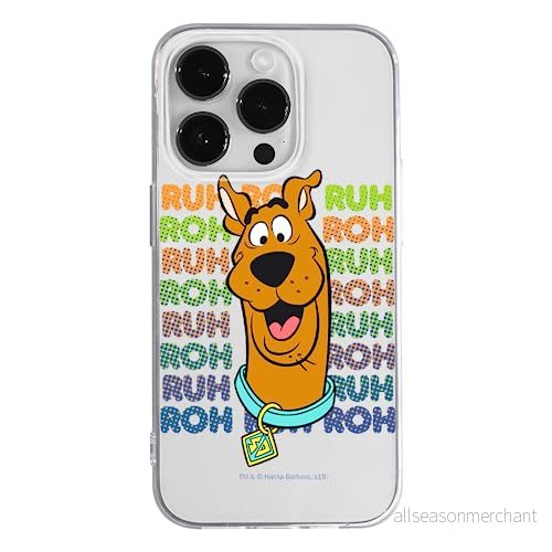 ERT GROUP mobiltelefonfodral för Apple Iphone 14 PRO MAX originalt och officiellt licensierat Scooby Doo mönster 003 anpassad till formen på mobiltelefonen, gedeeltelijk transparant 5905131931863