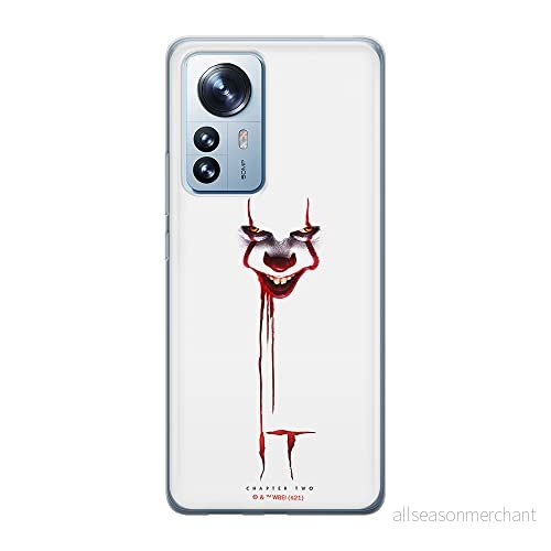 ERT GROUP mobiltelefonfodral för Xiaomi 12 PRO originalt och officiellt licensierat Horror mönster It 024 optimalt anpassad till formen på mobiltelefonen, fodral tillverkad av TPU plast 5905511531430