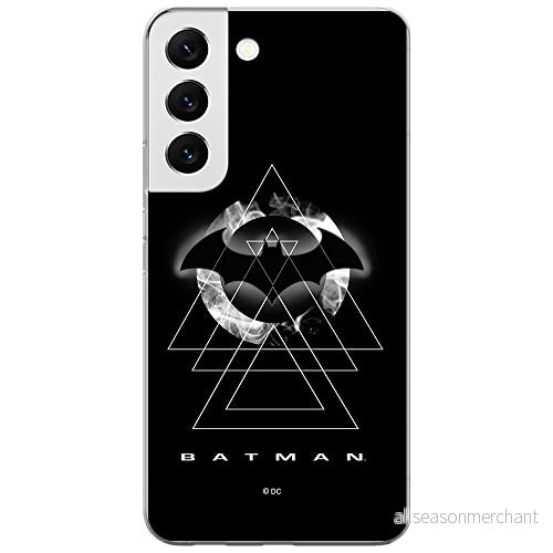 ERT GROUP mobiltelefonfodral för Samsung S22 originalt och officiellt licensierat DC mönster Batman 009 optimalt anpassad till formen på mobiltelefonen, fodral tillverkad av TPU plast 5904805311529